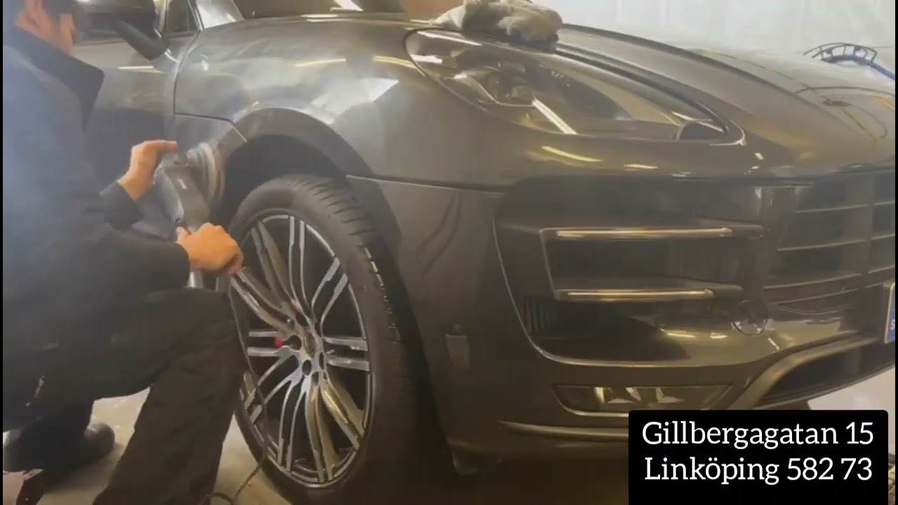 Lyxbil NR: Polering av Porsche
