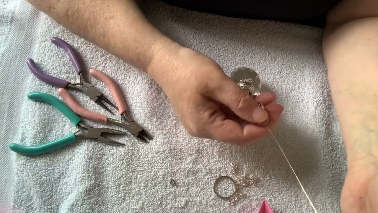 Crystal Prism Beaded Sun Catcher with Angel Tutorial