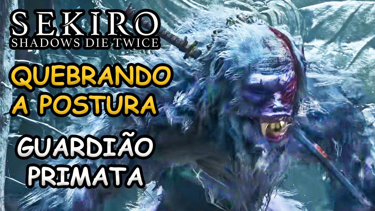 Como derrotar facilmente o guardião primata assim! | Sekiro Shadows Die Twice