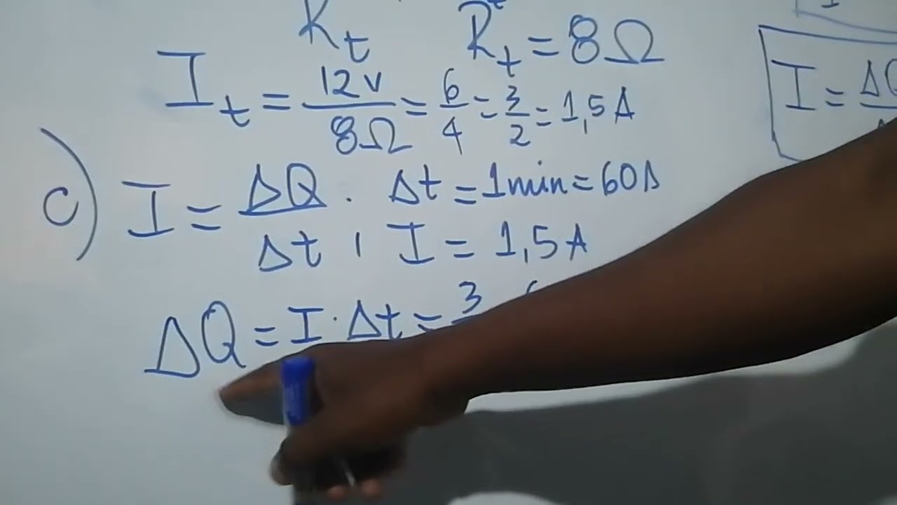 Resolução de Exercício sobre Associação de Resistências em Série.