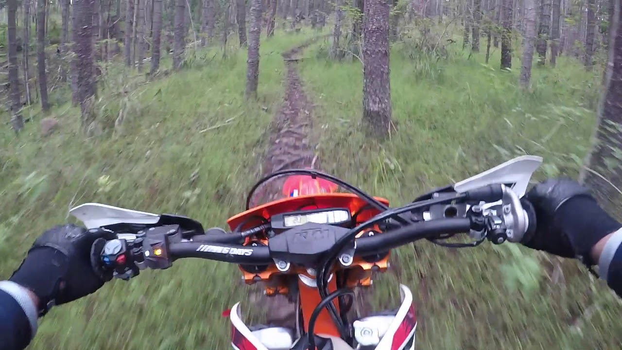 KTM 350 Slippery Trail Ride #2