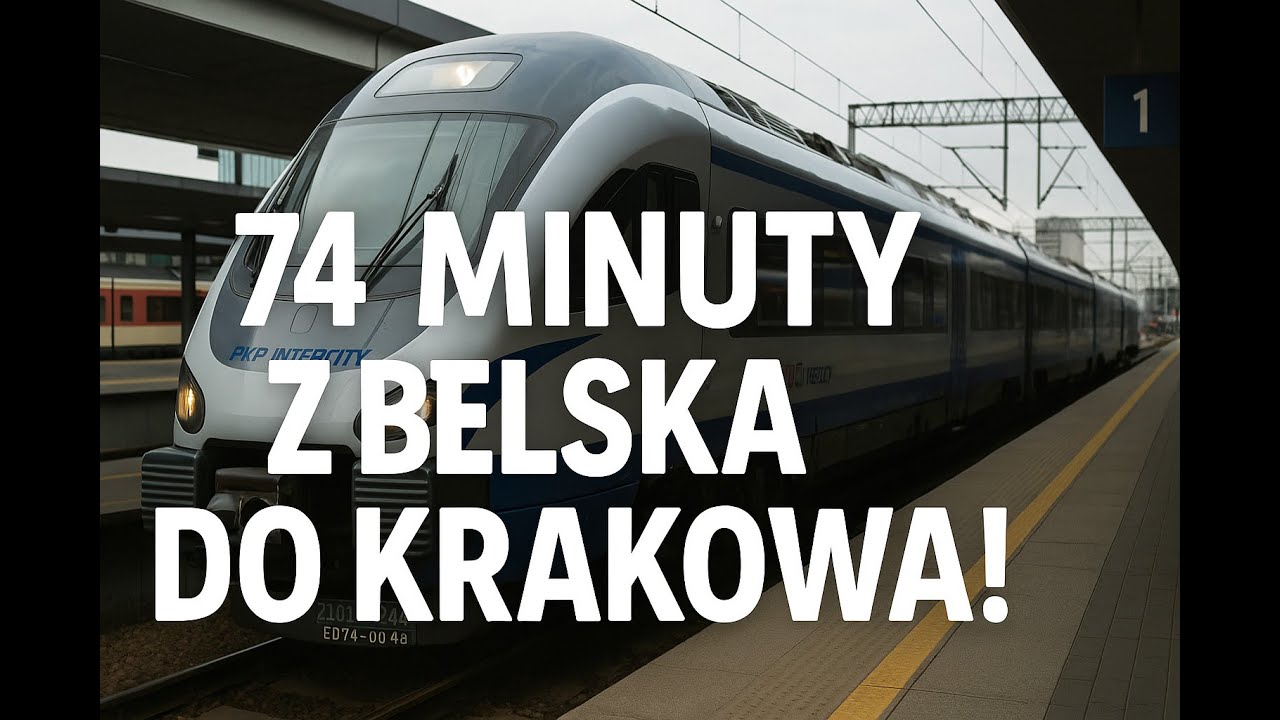 Nowe połączenie PKP Intercity: Bielsko-Biała &ndash; Krak&oacute;w w 74 minuty! Bilety już od 9 zł!
