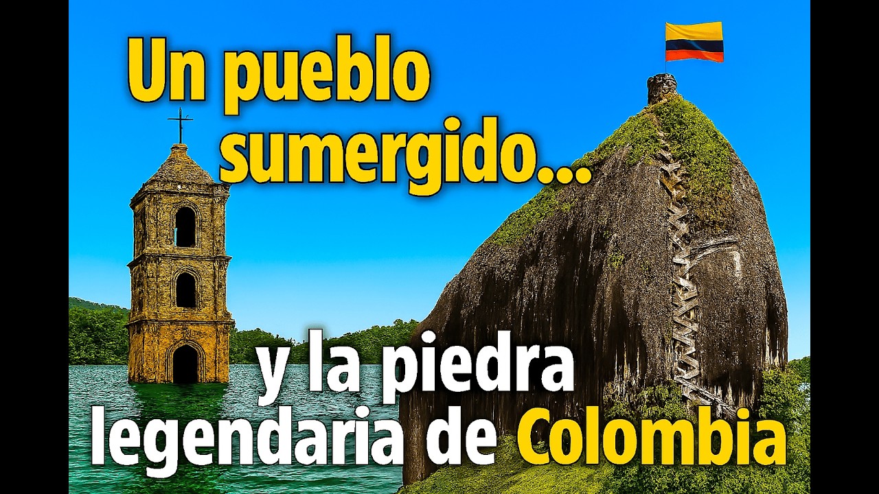 El PUEBLO que quedó BAJO el AGUA y la PIEDRA más IMPRESIONANTE de COLOMBIA