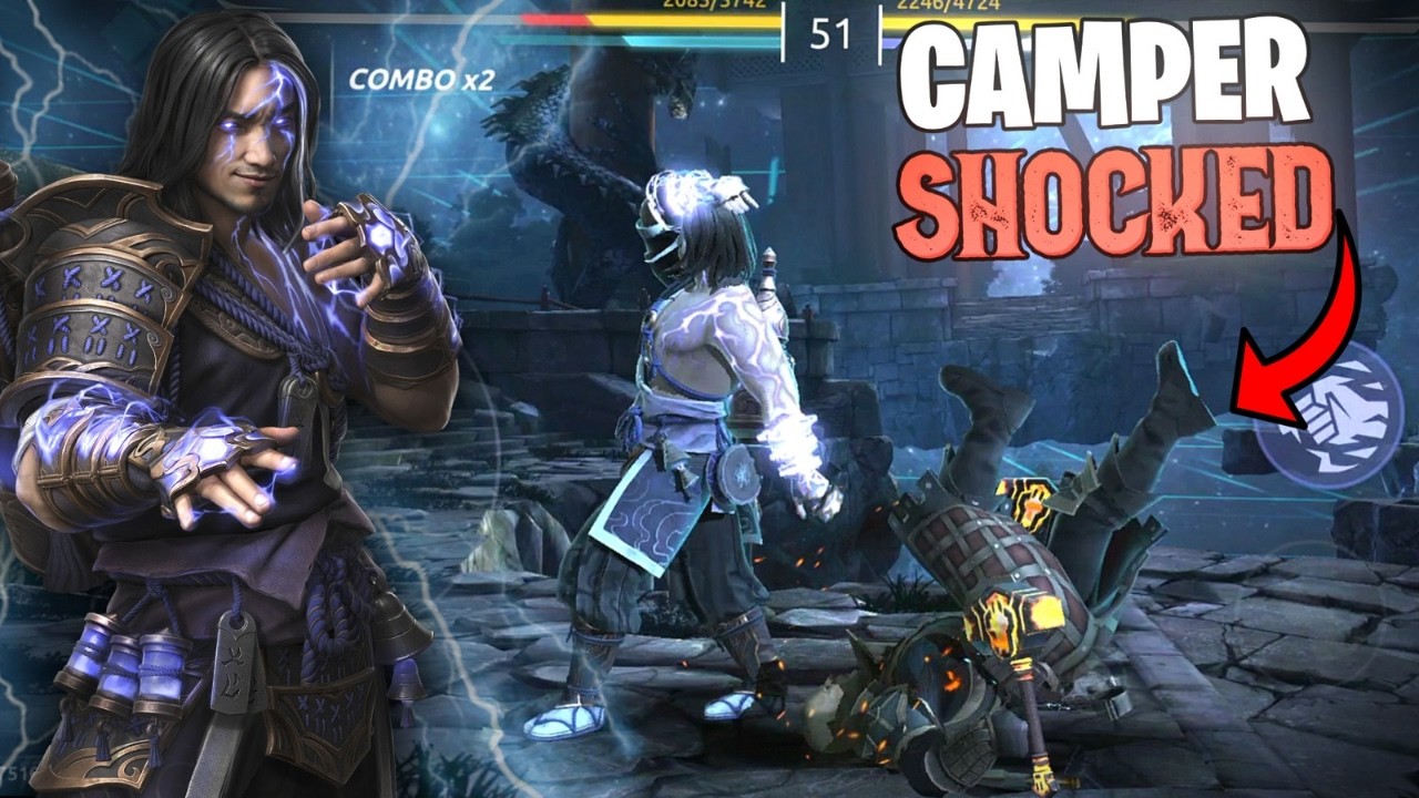 My 6 Level RAIKICHI Destroyed Max-Level SARGE Camper 💀| Shadow fight 4