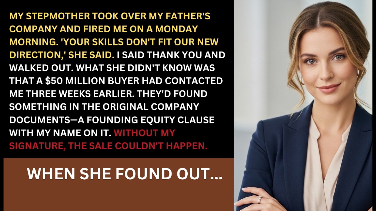 My Stepmother Said I Had No Future in This Company. Then She Tried to Sell It. Without My Signature.