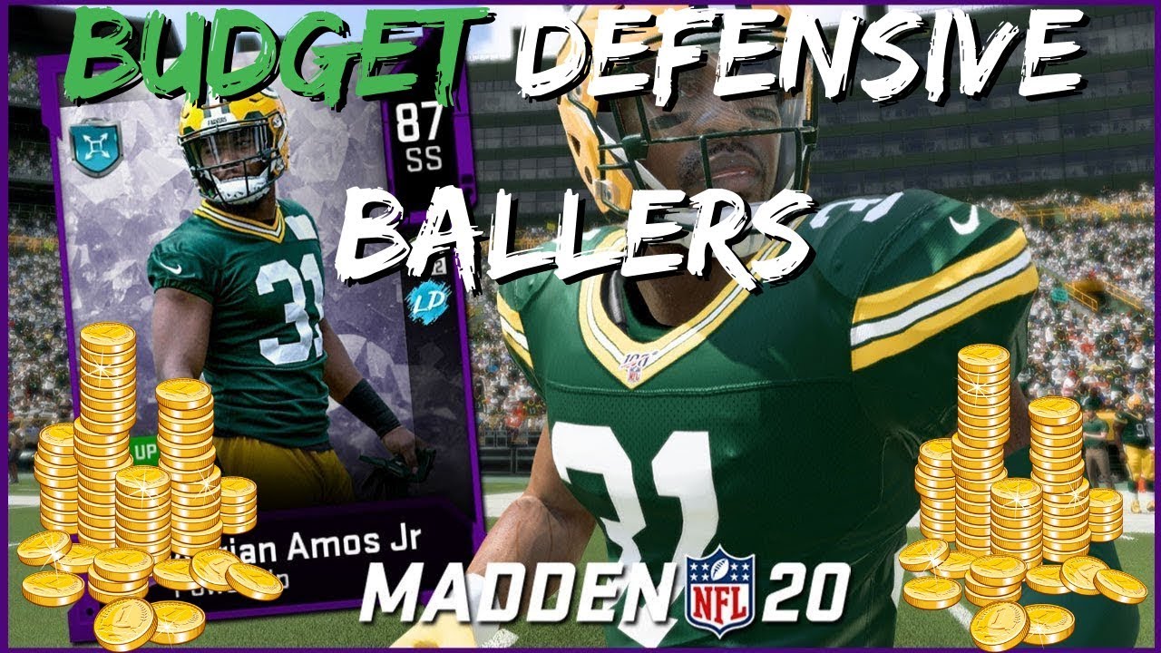 MUT Budget Ballers pt 2 Defense Madden NFL 20  Budget Defensive  Roster Guide