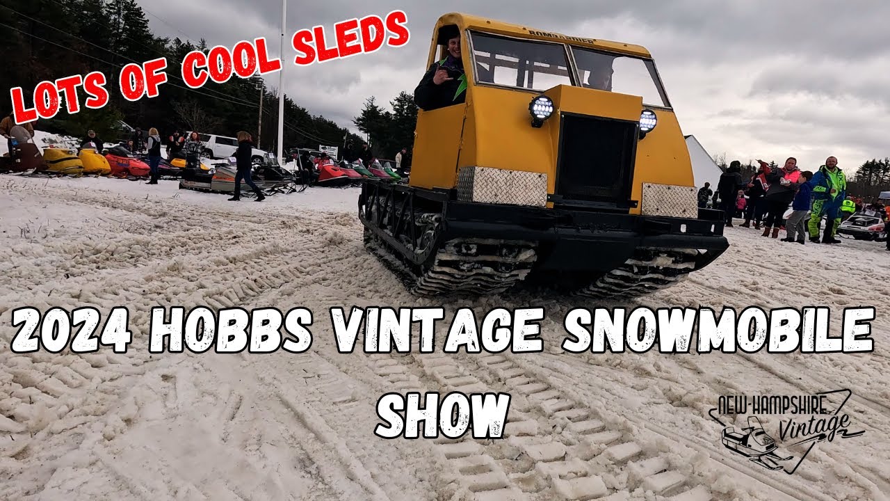 Выставка винтажных снегоходов Hobbs 2024