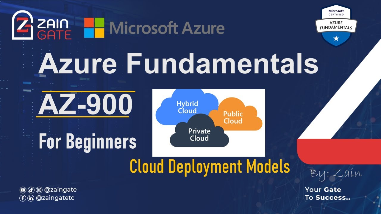 08-AZ-900 Azure Fundamentals (Cloud Deployment Models) By Eng Zain | Arabic شرح بالعربي