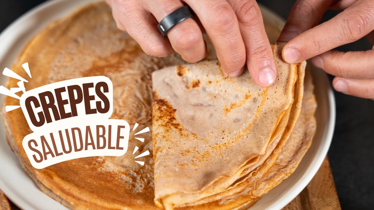 Crepes francesas saludables (ligeras y sin mantequilla)