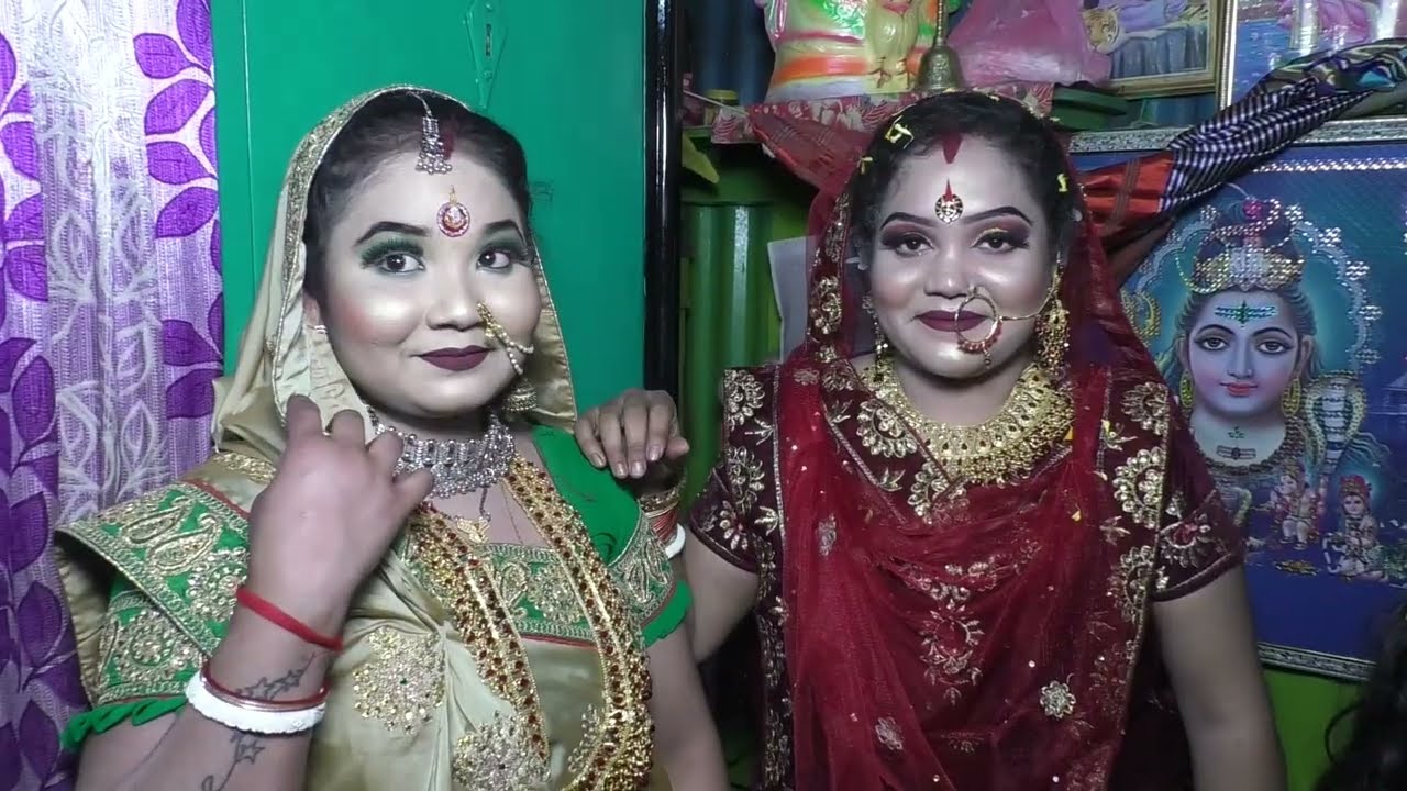 Beautiful Girls Dancing In Wedding Program | Village Wedding Ceremony