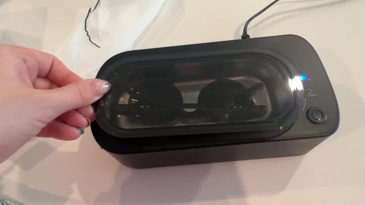 OSLTWI Ultrasonic Jewelry Cleaner Machine – 48KHz Professional Ultra Sonic Cleaner for Eyeglasses
