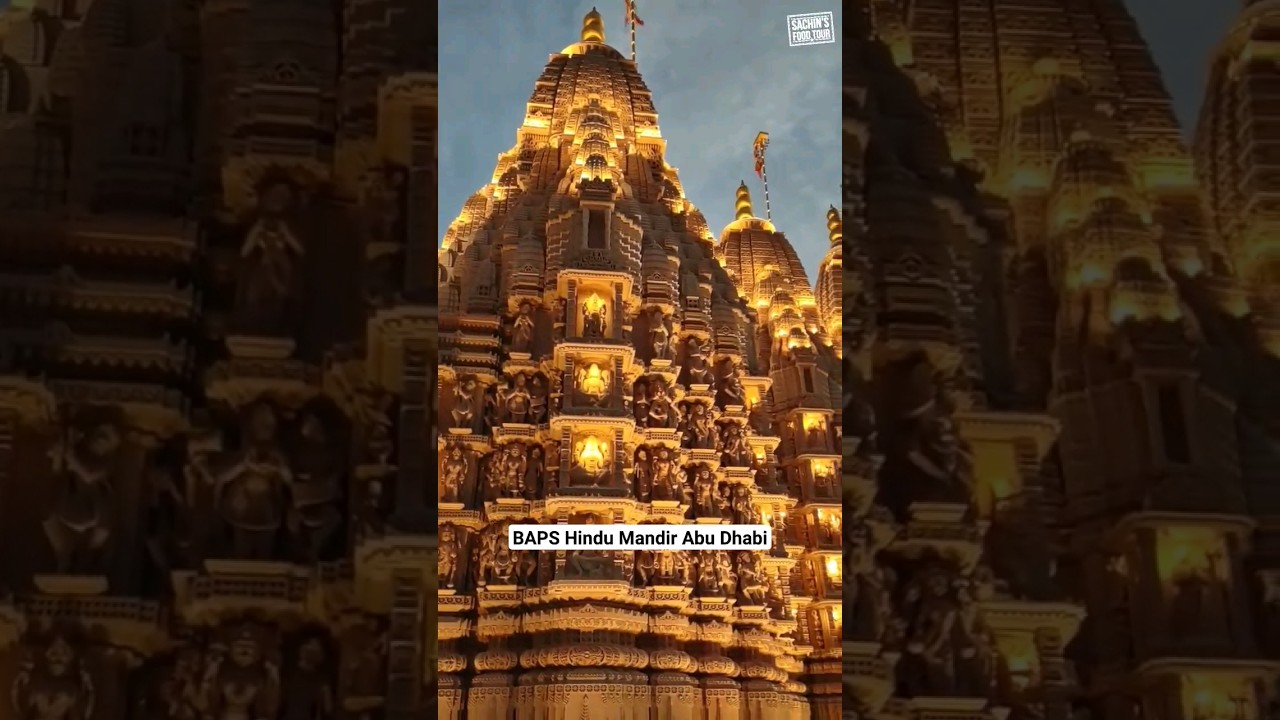 BAPS Hindu Mandir Abu Dhabi - 1st Hindu Traditional Temple in Abu Dhabi #visitabudhabi #temple