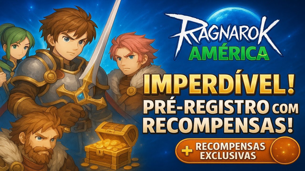🔥 URGENTE! PR&Eacute;-REGISTRO LIBERADO com RECOMPENSAS INSANAS &ndash; RAGNAROK LANDVERSE AM&Eacute;RICA!