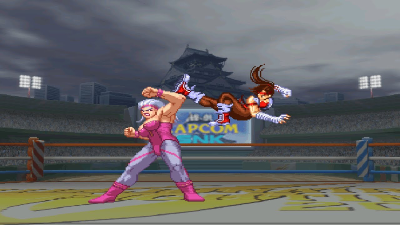 Angela Belti vs Tia Langray. Capcom vs SNK MUGEN Battle