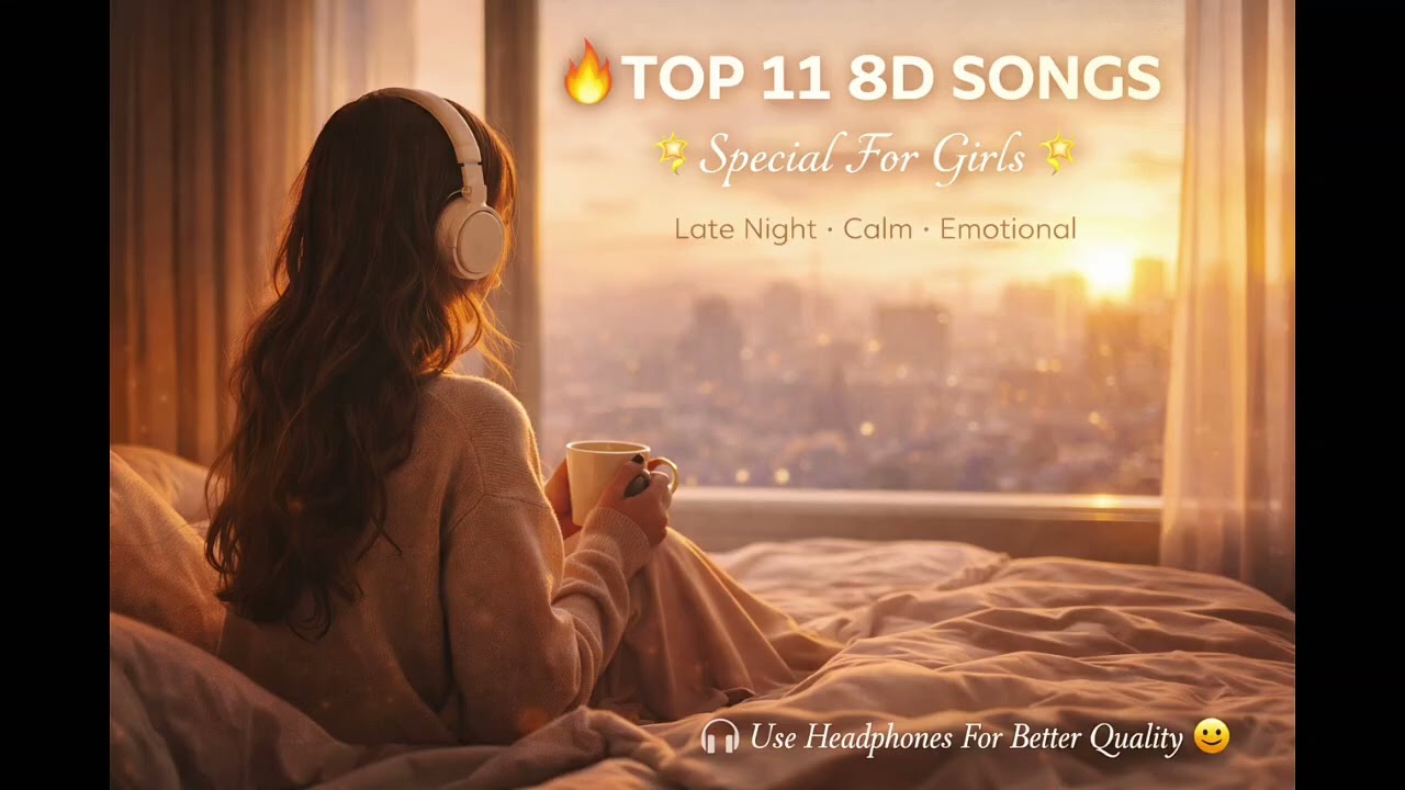 Top 11 Peaceful 8D Songs | Special For Girls ✨ | Use Headphones #songs #viralvideo 