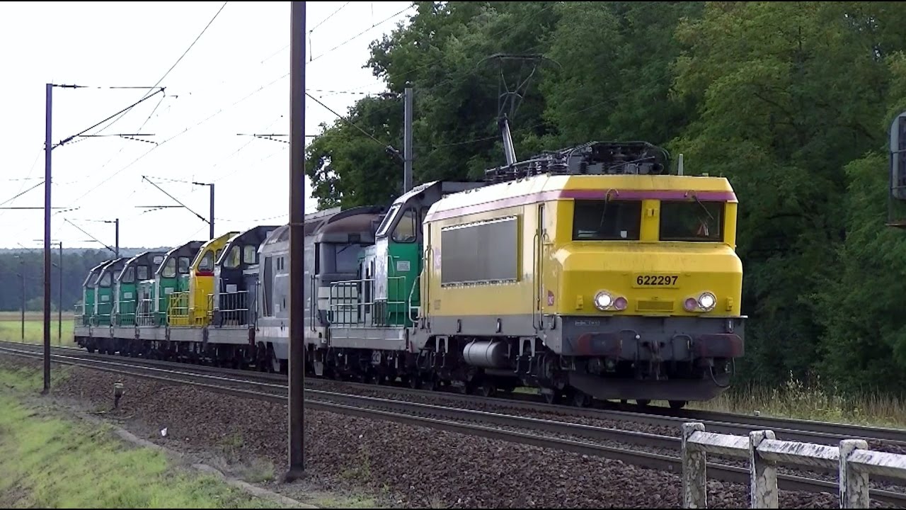 Compilation de klaxons ferroviaires - Train horns compilation