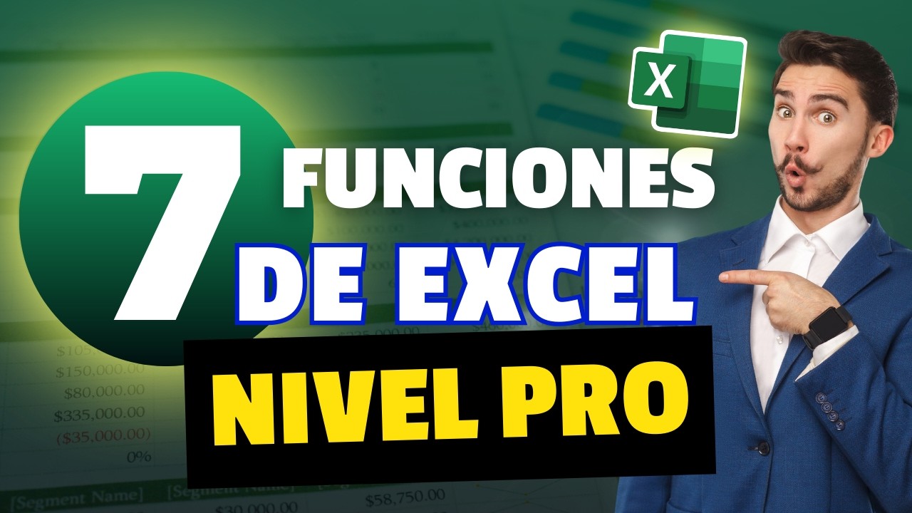 7 Fórmulas de Excel para ser un PRO (y dejar de perder el tiempo)