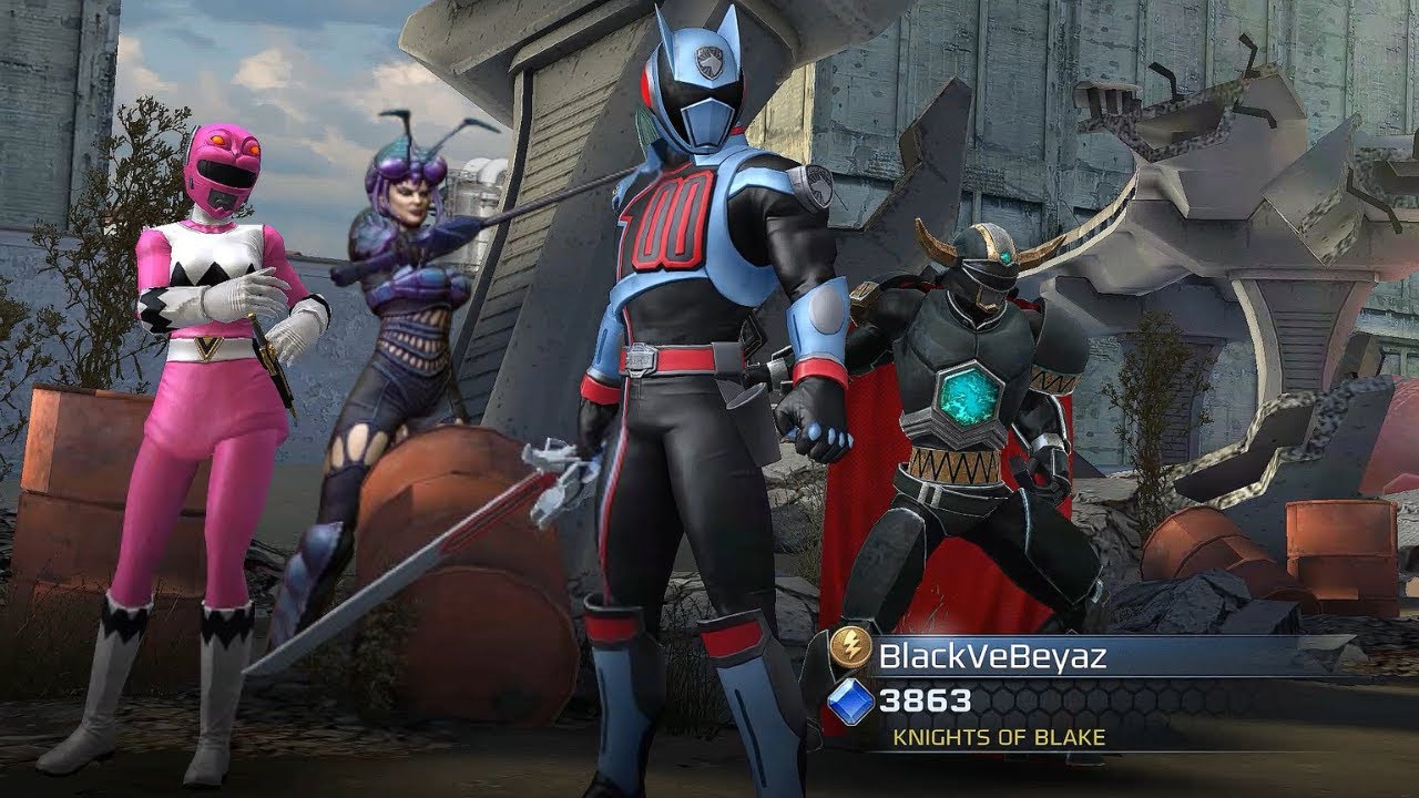 Doggie Cruger Spd Shadow Ranger and Lost Galaxy assists Power Rangers Legacy Wars Gameplay
