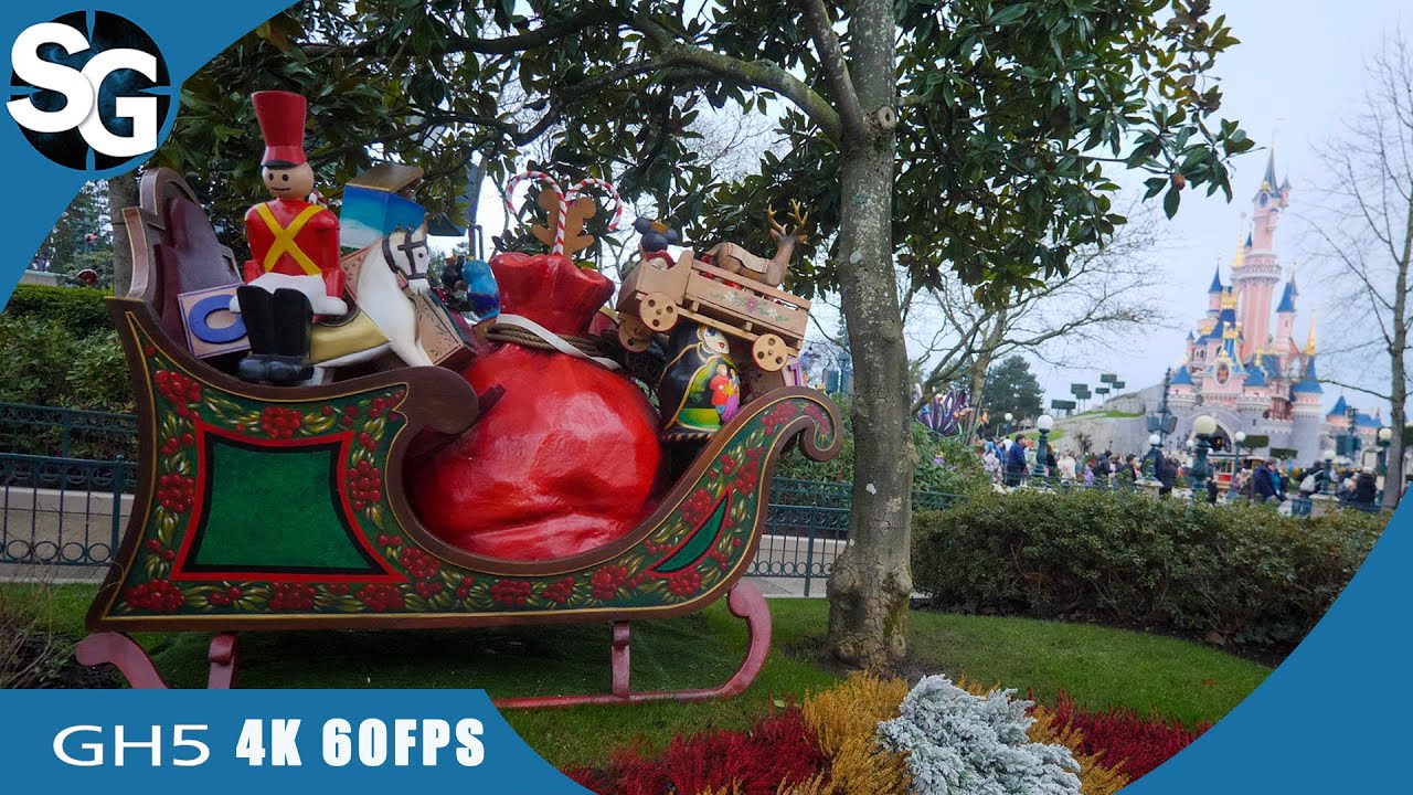 All Christmas Decorations Main Street U.S.A. | Disneyland Paris Christmas January 2023