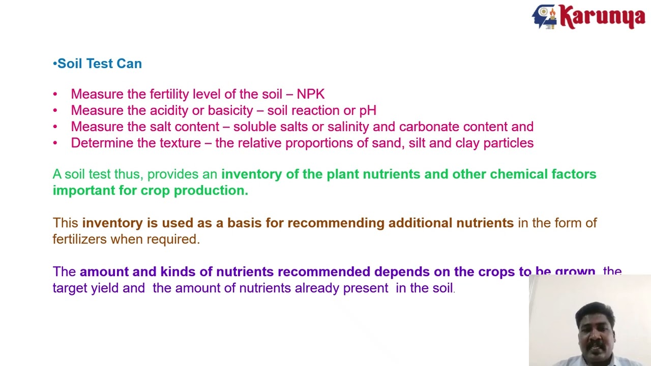 Soil testing