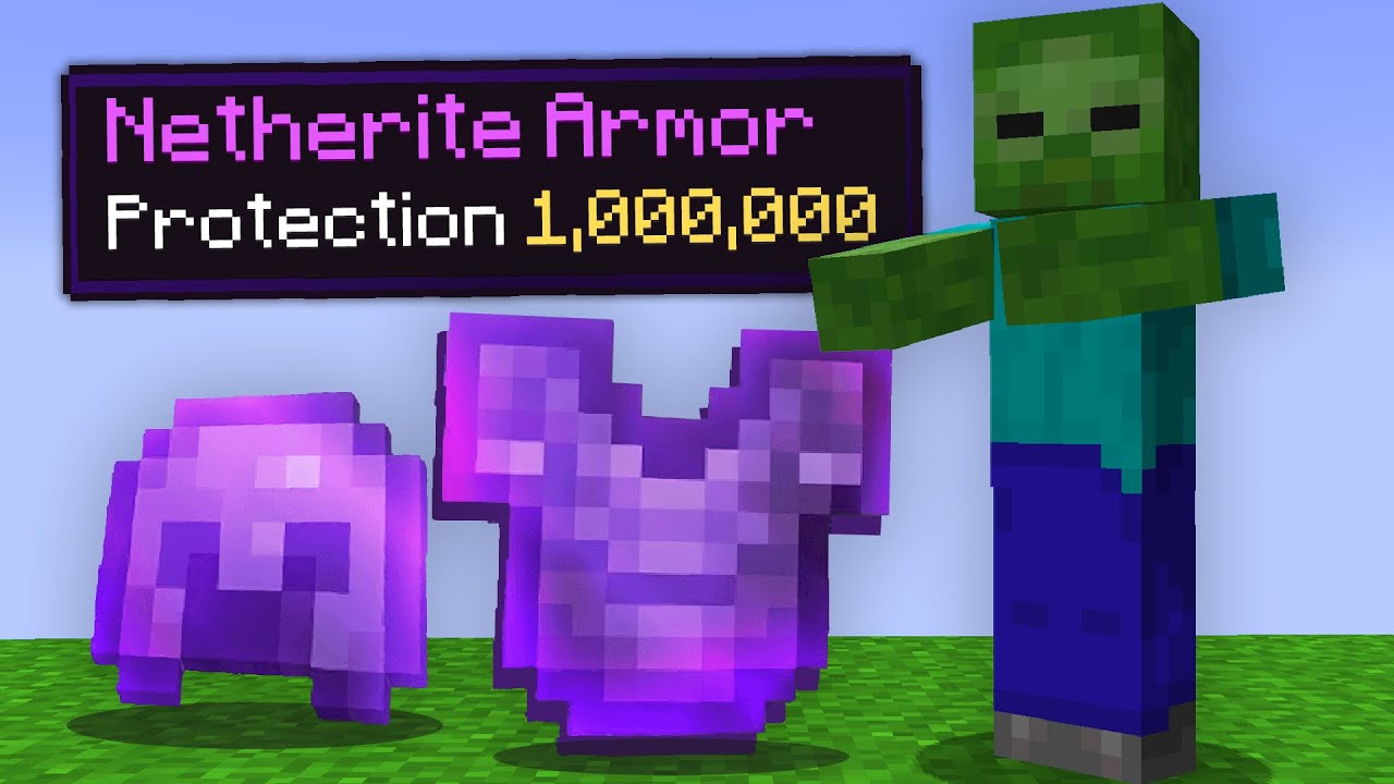 Minecraft, но мобы сбрасывают OP-предметы...