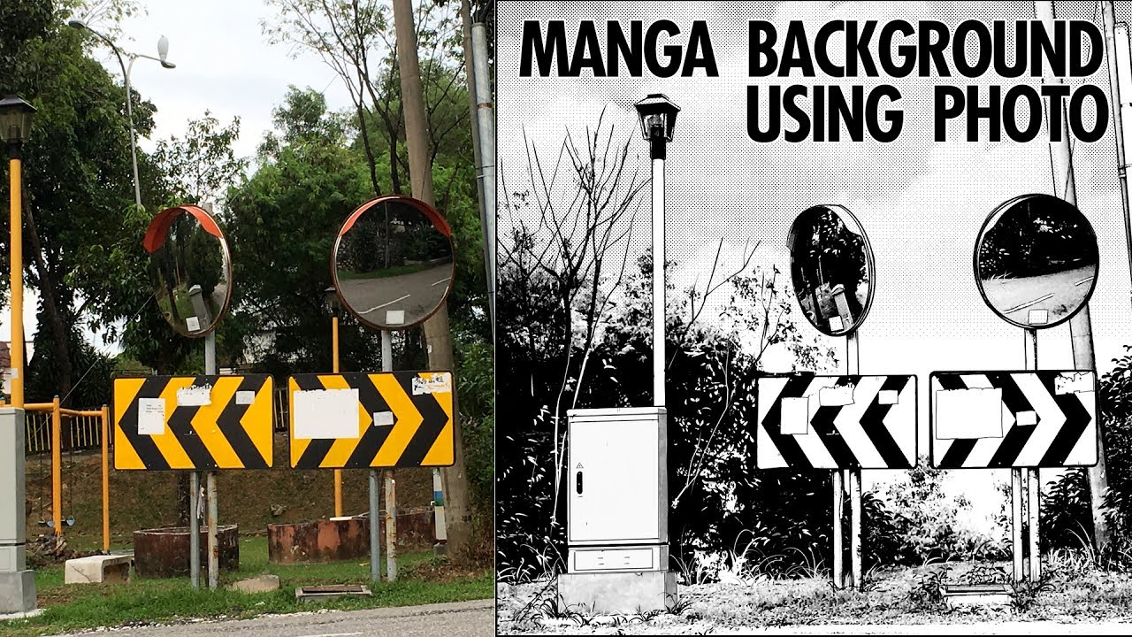 Creating Manga Background From Photo