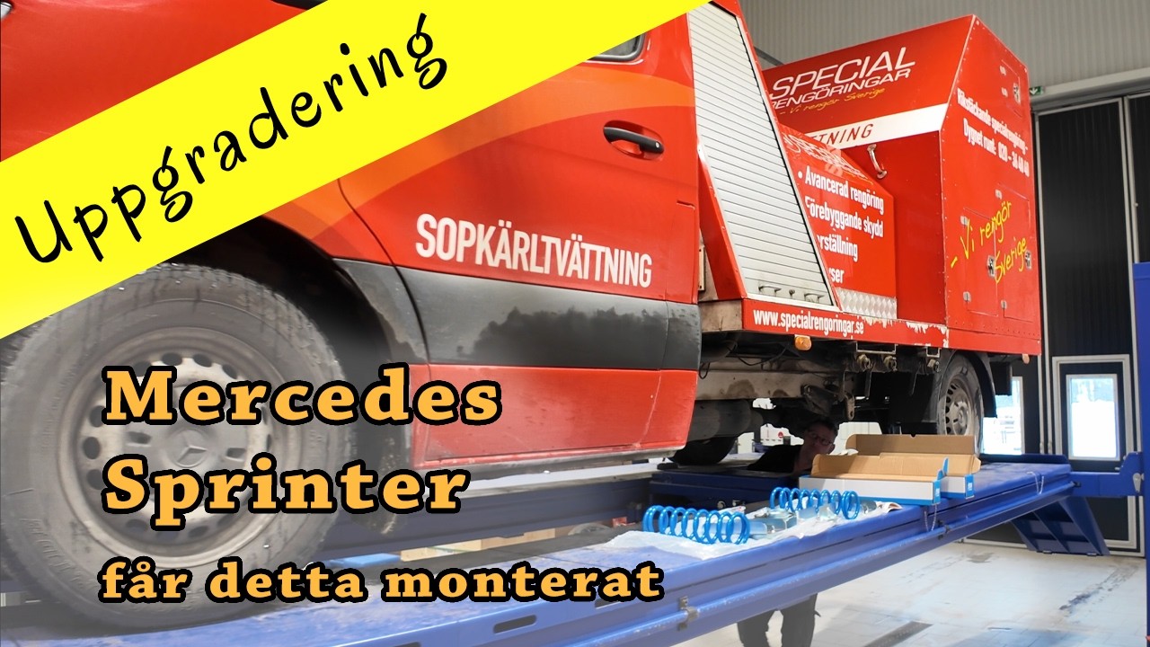 Mercedes Sprinter får MAD suspension & SV Shocks