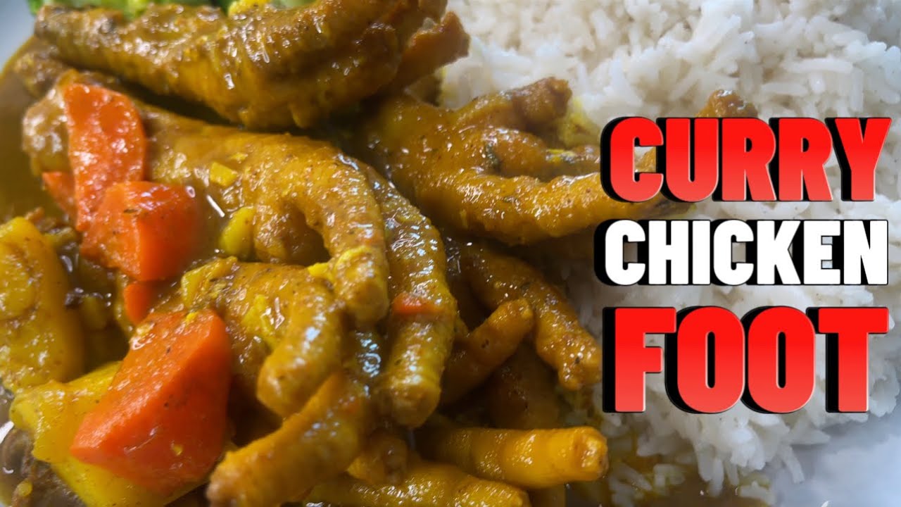 HOW TO MAKE JAMAICAN CURRY CHICKEN FOOT | CHICKEN FEET | Hawt Chef