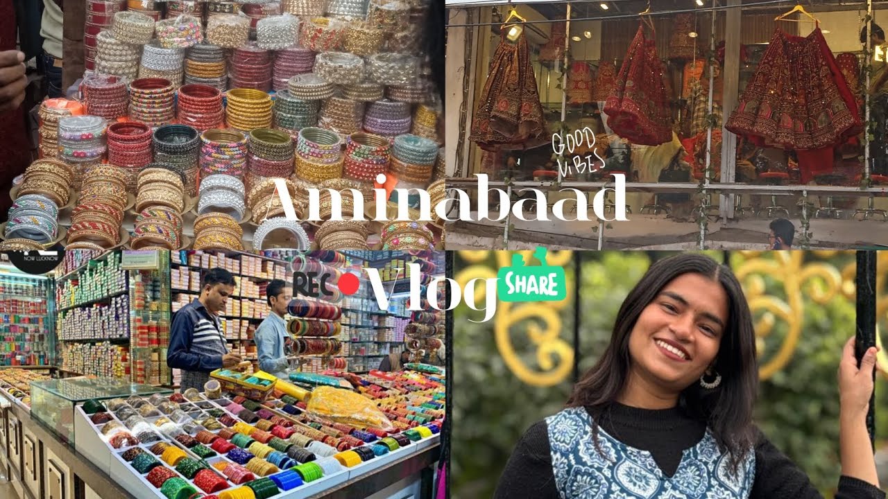 Lucknow ki aminabaad market✨💙👜 | lucknow | Avishka pandey | #youtube #explorepage #exploremore #fypシ