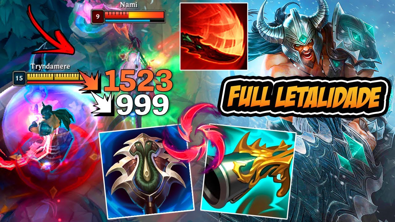 O PODER INSANO DO TRYNDAMERE JUNGLE COM O MÁXIMO DE LETALIDADE POSSÍVEL