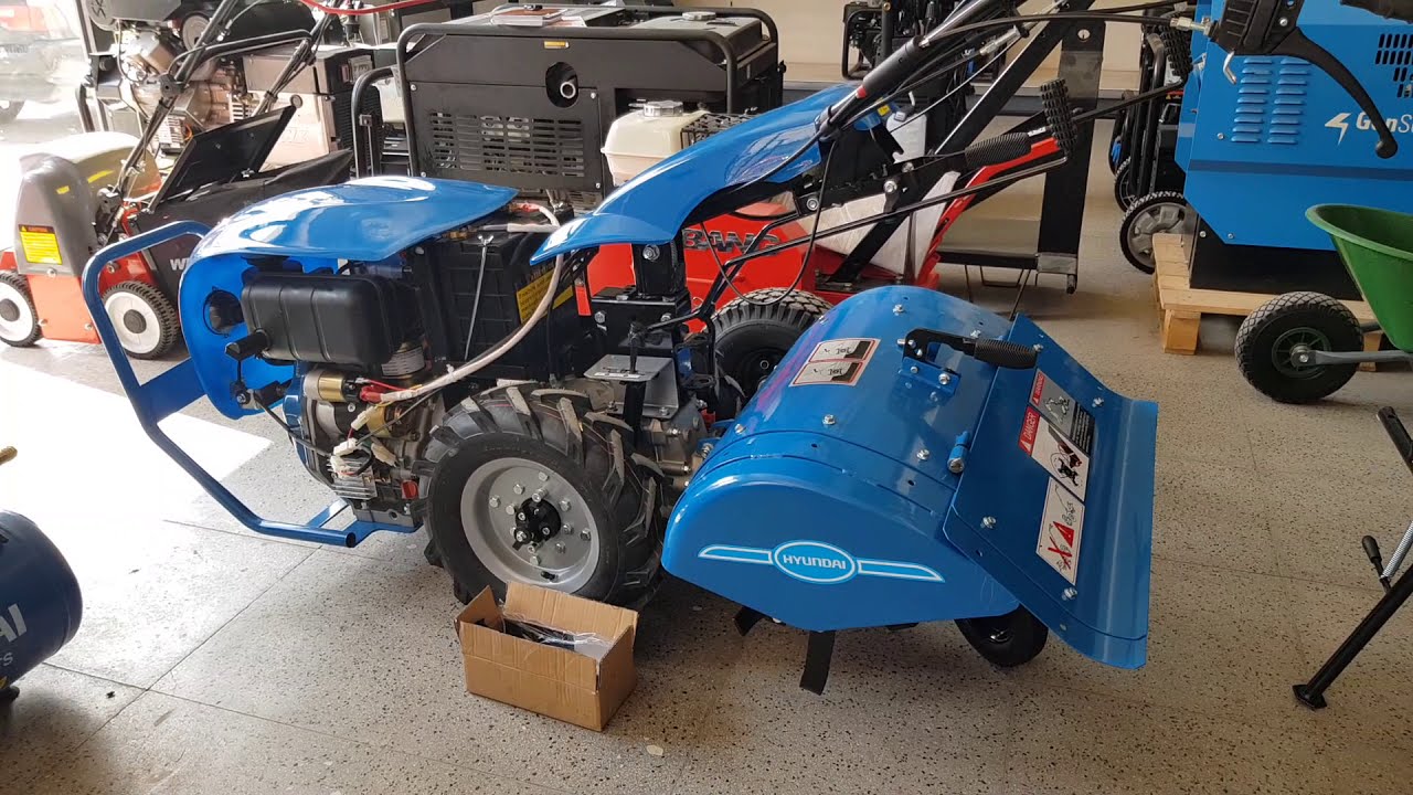 Σκαπτικό Μοτοκαλλιεργητής Πετρελαίου 7Hp Hyundai 15HD
