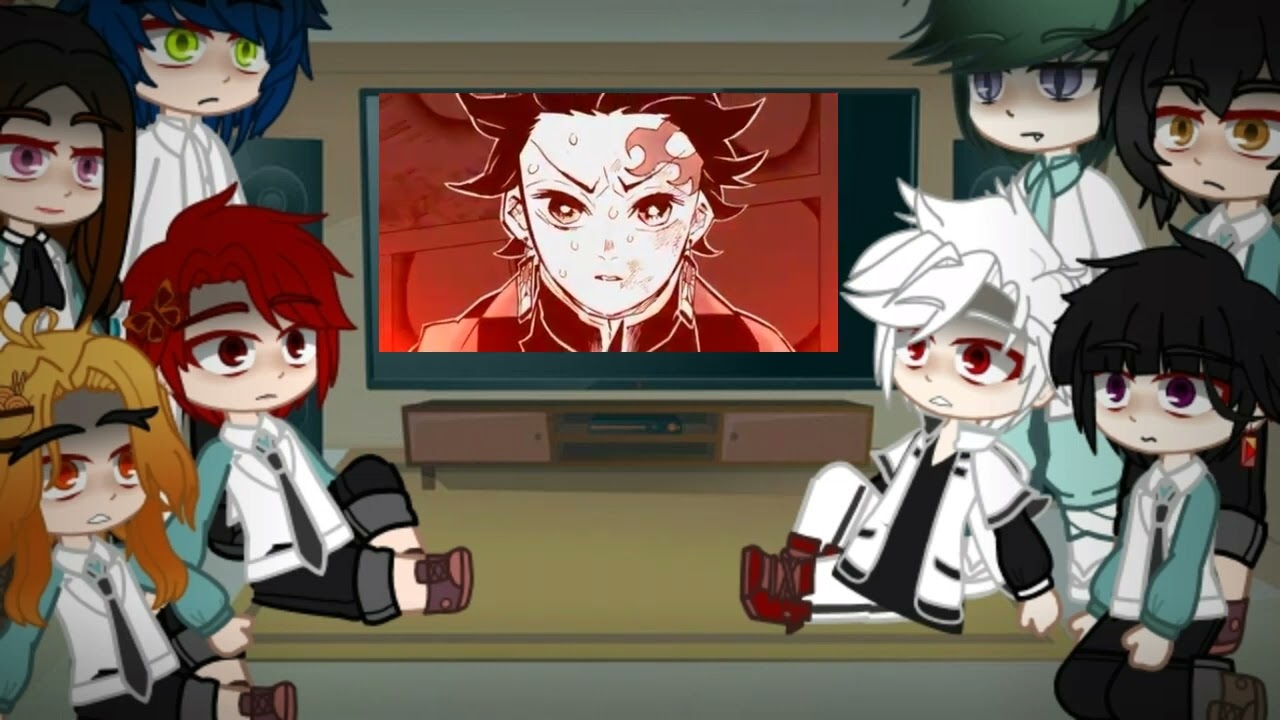 🔥~|_descendentes+yushiru_reagindo ao rap do tanjiro_[Sting]_|~🔥