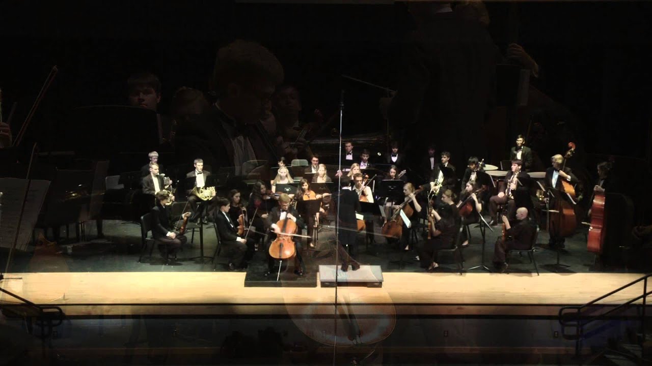 Finale of the Dvorak Cello Concert - Alex Ullman, Cello & Raleigh Festival Orchestra 2013