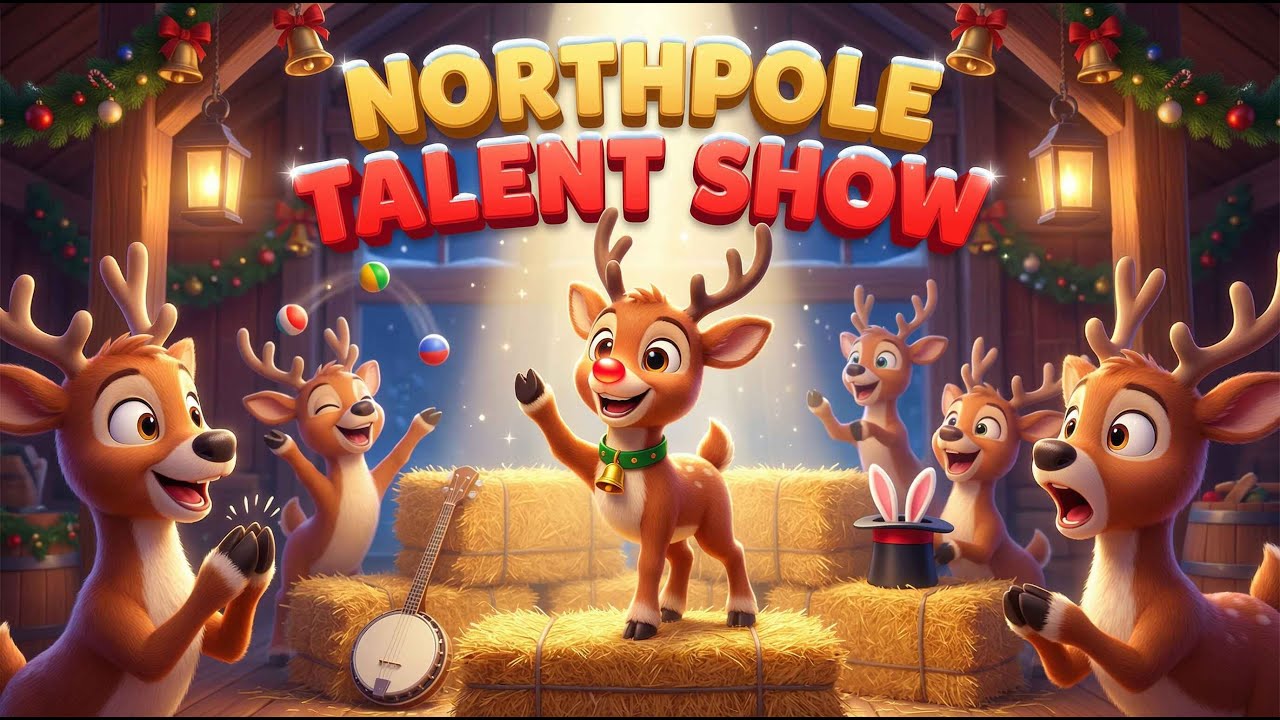 Northpole Talent Show 🎶🦌 | A Magical Christmas Story for Kids