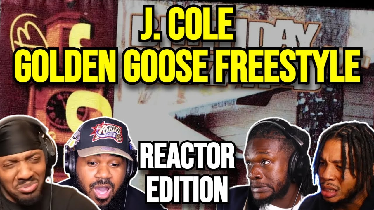 J. Cole - Golden Goose Freestyle | REACTION MASHUP