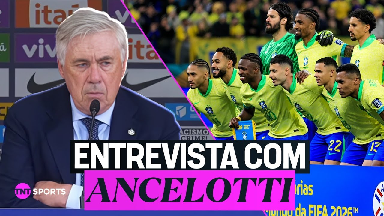 A SELEÇÃO BRASILEIRA PRECISA DE UM CAMISA 10? ANCELOTTI RESPONDE!