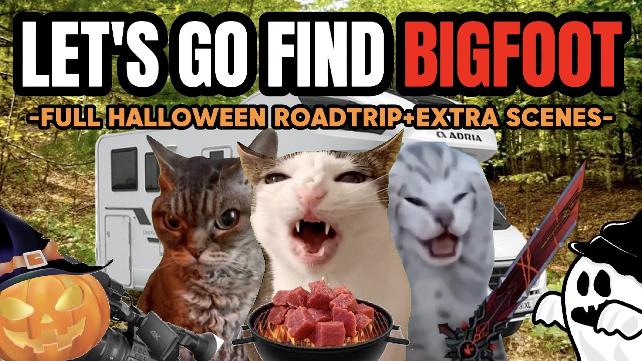 Cat MEMES: LET'S GO FIND BIGFOOT! + EXTRA SCENES