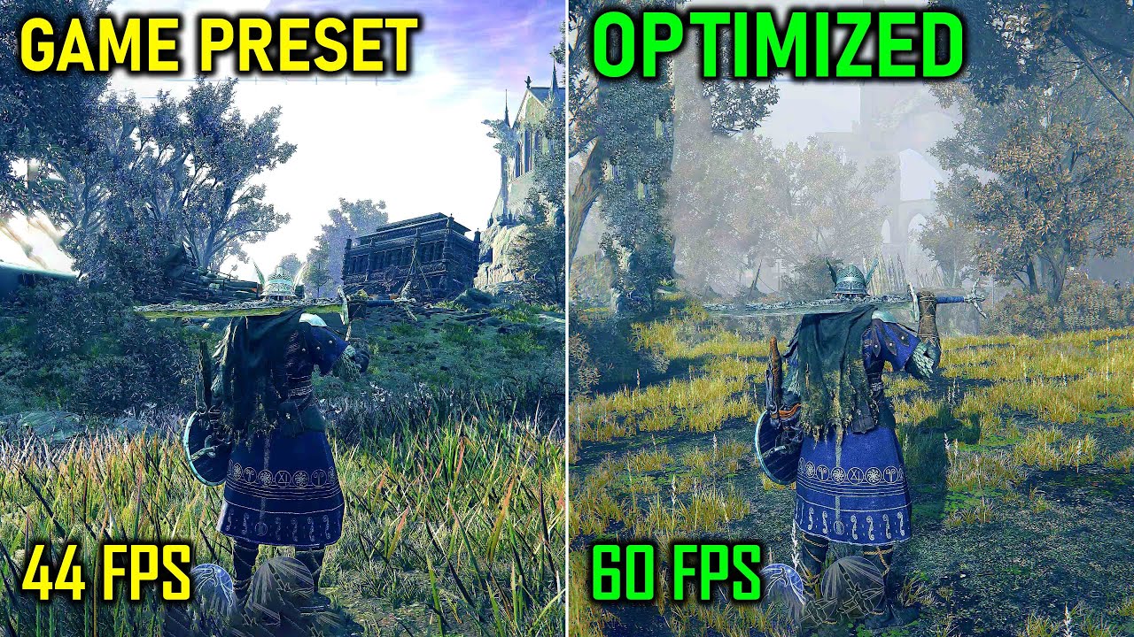 Elden Ring Nightreign - Optimized Settings vs Game Preset - Improve Framerate Without Losing Quality