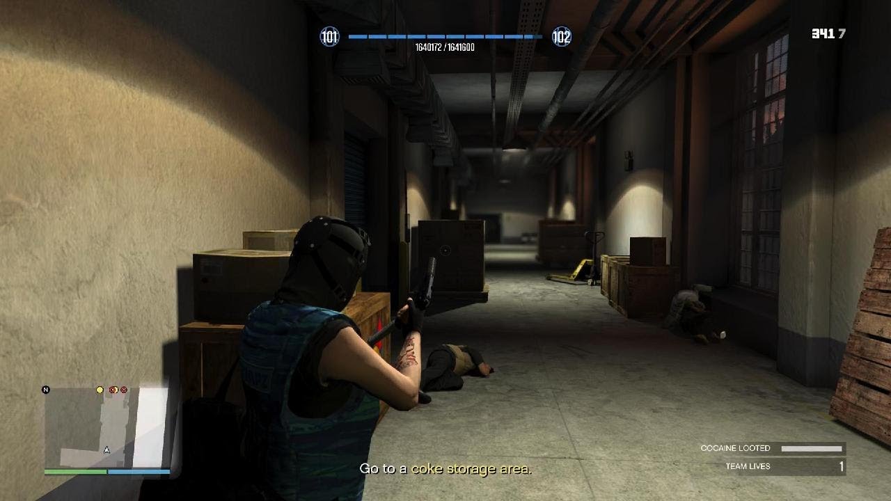 GTA 5 Online The Cluckin' Bell Farm Raid Solo Stealth Undectected