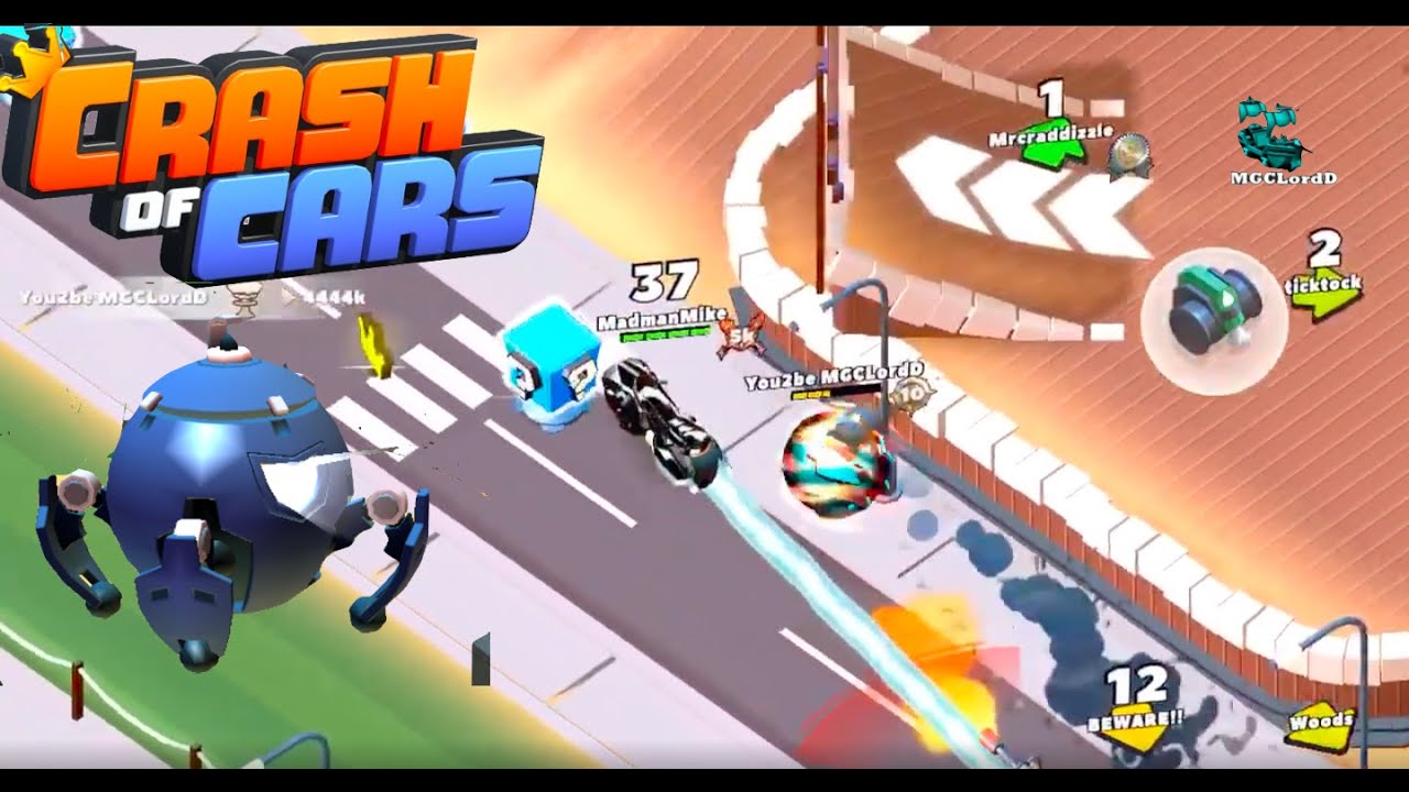 Crash of cars - Car quest with Sparkie