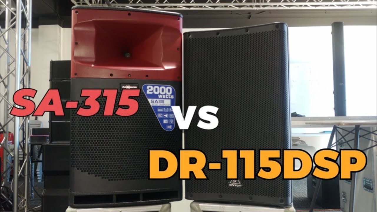 Behringer DR115DSP vs Audiocenter SA315 Audio Performance Comparison
