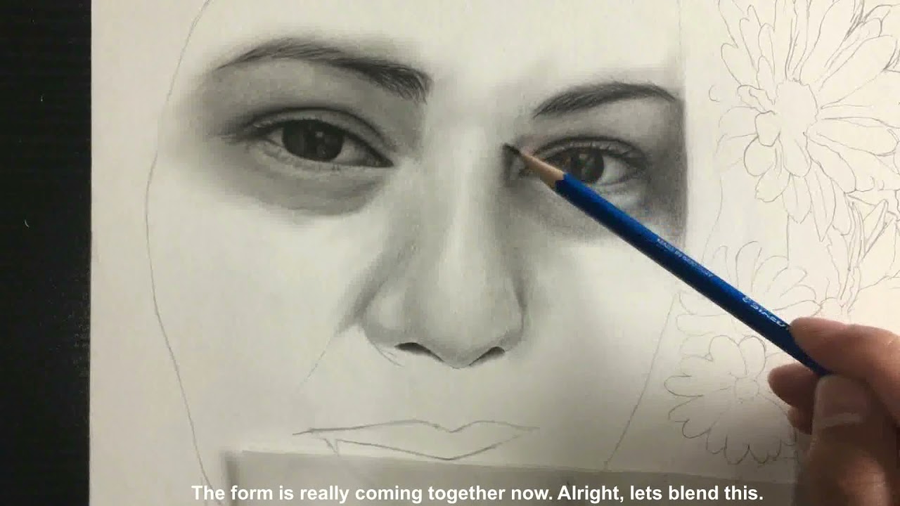 الواقعيّة فائقة الدقّة باستخدام الفحم وأقلام الرصاص | Hyperrealism Art Using Charcoal and Graphite