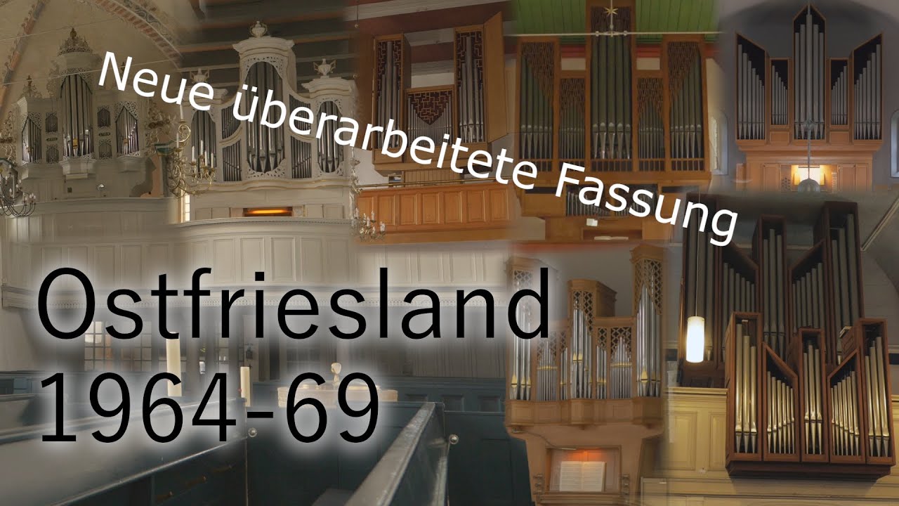 Neobarocker Orgelbau in Ostfriesland | Französische Suite in c (JS Bach) auf 7 verschiedenen Orgeln