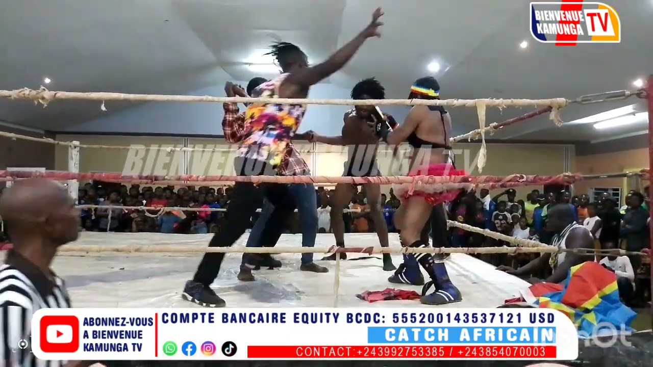 COMBAT DE CATCH CONGOLAIS AVEC MASOKO PETE VS CHAMEAU DU JEUDI 29/01/2026