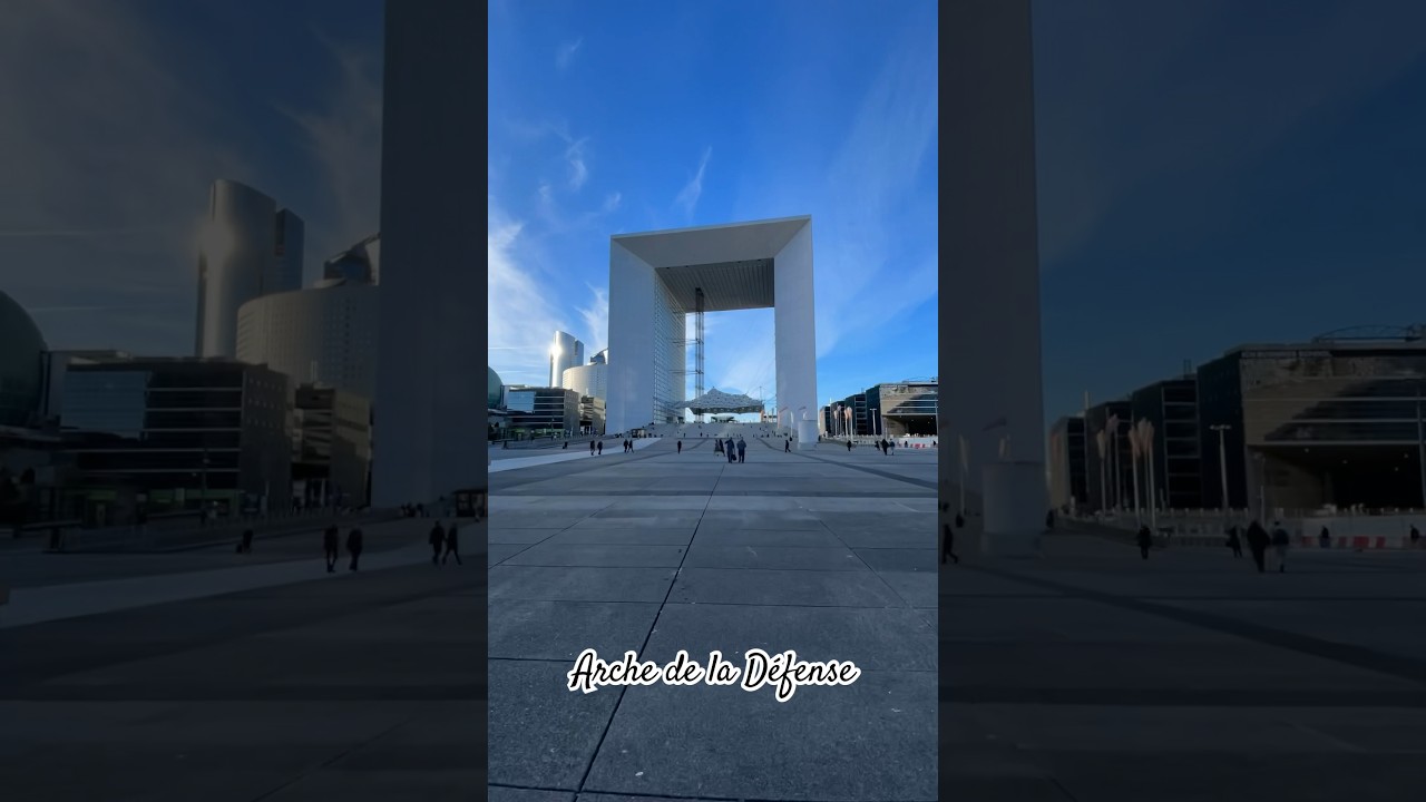 La Grande Arche de la D&eacute;fense by Johan Otto von Spreckelsen #🇫🇷 #ladefense #paris #france