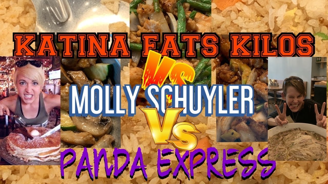 PANDA EXPRESS FAMILY FEAST CHALLENGE WITH KATINA EATS KILOS ~ GIRL VS FOOD ~ 10 LBS OF CHINESE 💥
