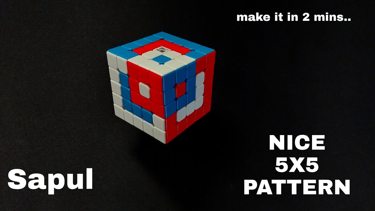 BONITO PATRON PARA CUBO 5X5 | QY Toys