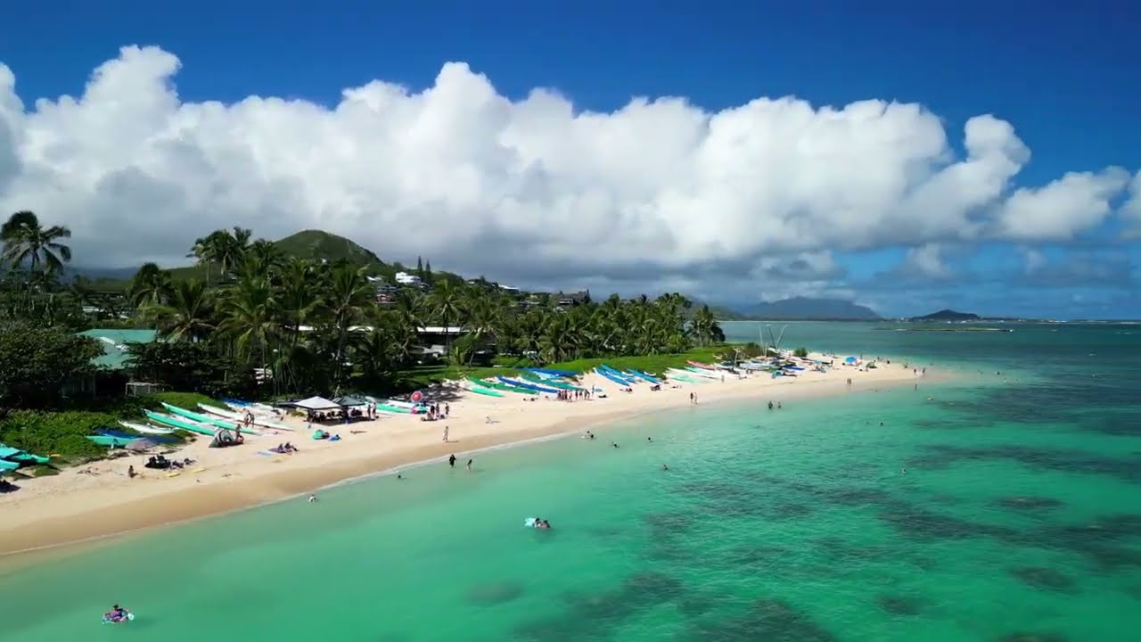 Lanikai Beach, my full video.  #tourism #lanikaibeach #hawaii #oahu #islandlife #vacation #beach 🐾