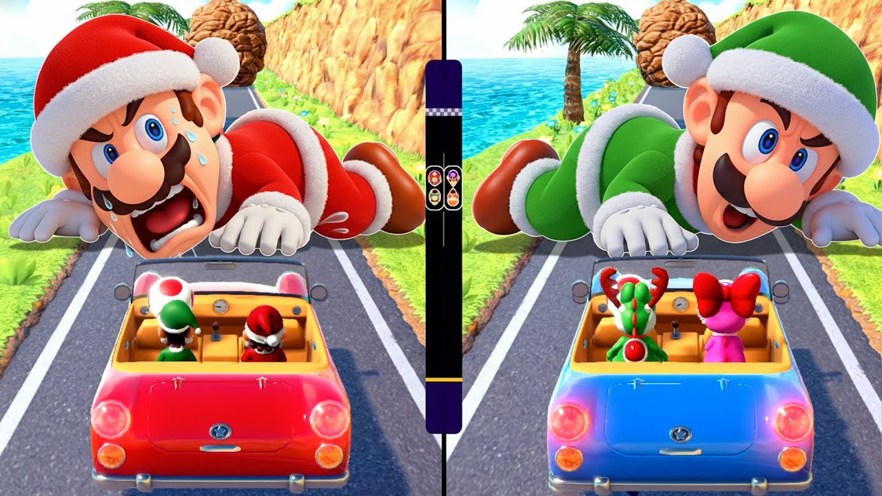 Mario Party Superstars Minigames - Mario VS Luigi VS Yoshi VS Birdo (Hardest Difficulty)