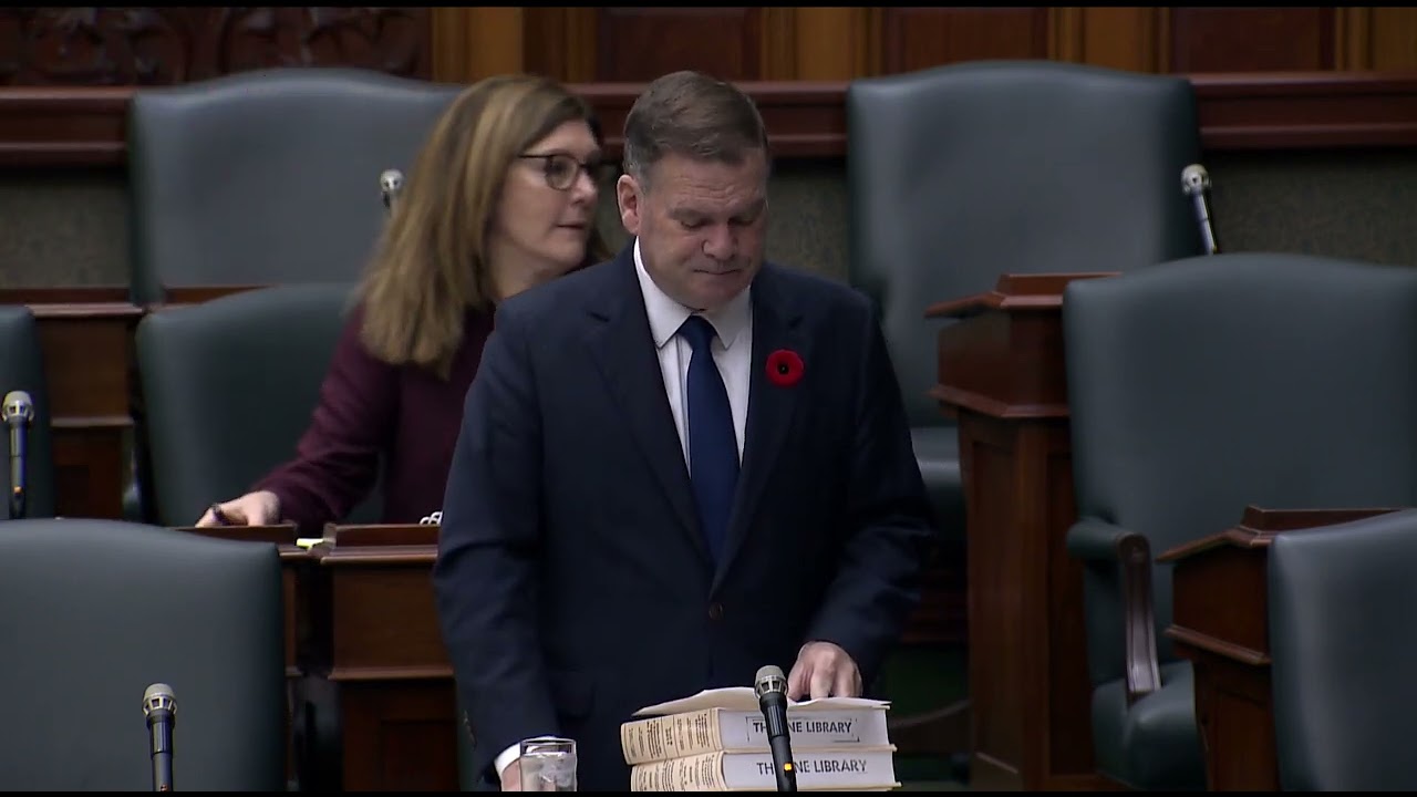 Todd McCarthy Speaks on Bill 26- Strengthening Post-secondary Institutions and Students Act, 2022